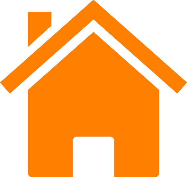 simple orange house hi